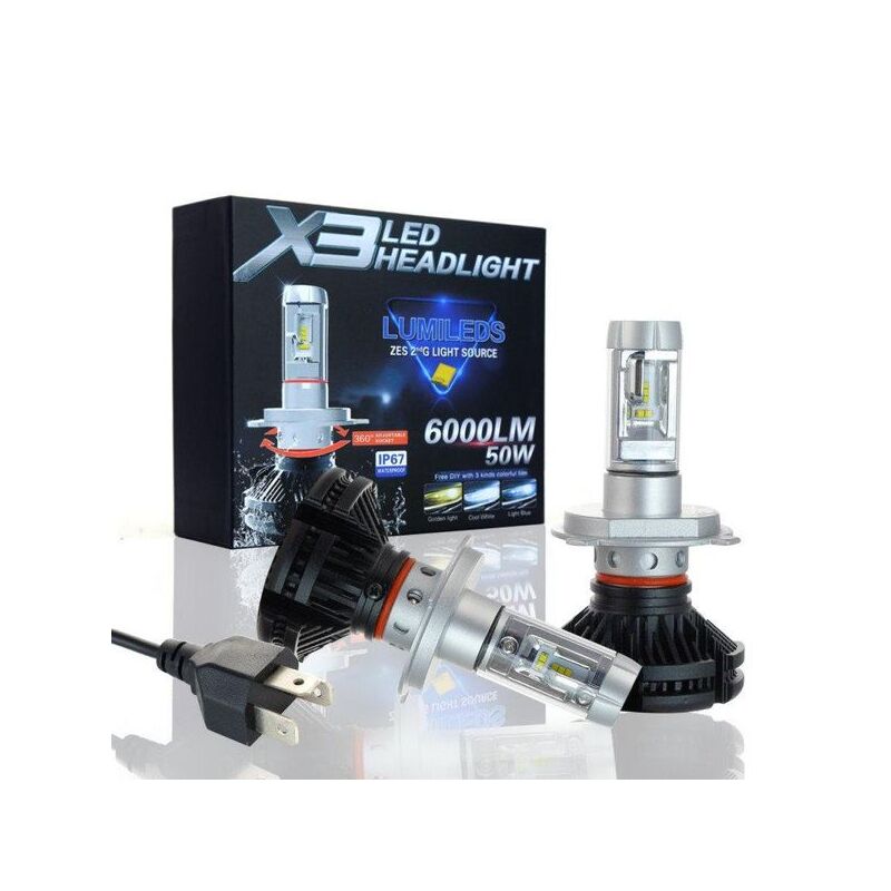 Світлодіодні автолампи Led H4 X3