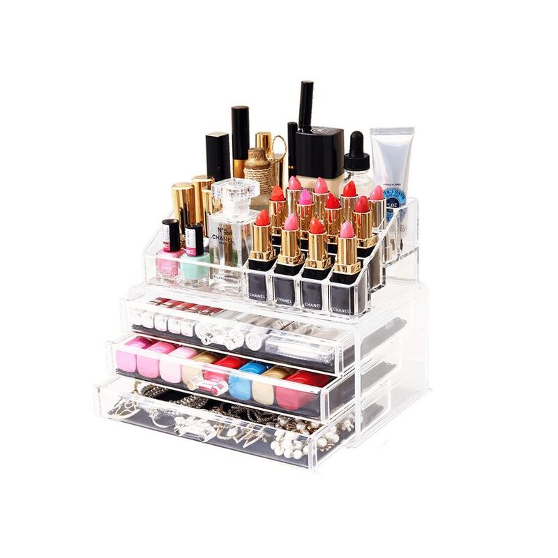 Органайзер Cosmetic Storage Box для зберігання косметики та аксесуарів на 4 відділення
