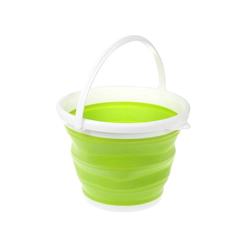 Складне відро Silicon Bucket 10л. Зелене