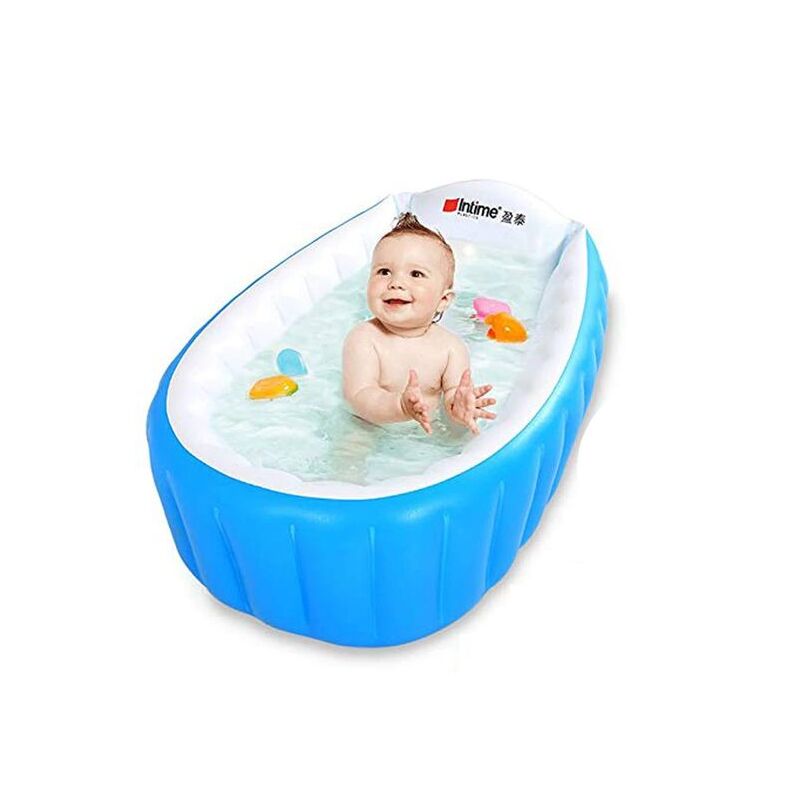 Надувна ванна Intime Baby Bath Tub Блакитна