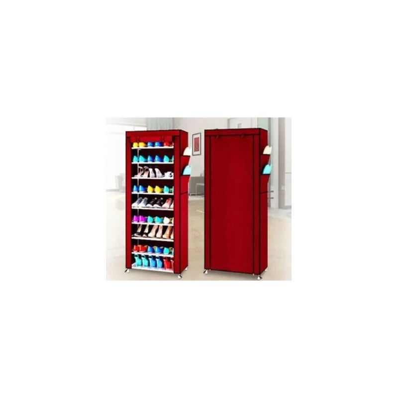 Стелаж для зберігання взуття Shoe Cabinet 8858 Коричневий