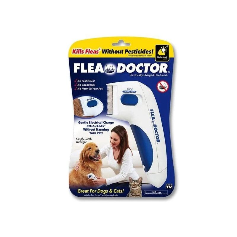 Електричний гребінець Flea Doctor від бліх для тварин