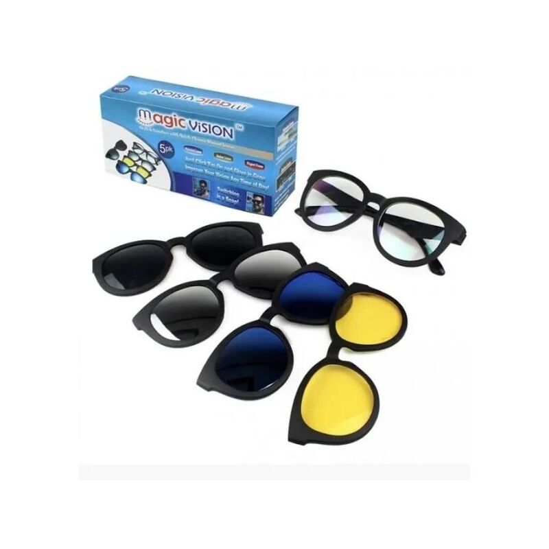 Окуляри сонцезахисні антивідблиски Magic Vision Original 5 в 1