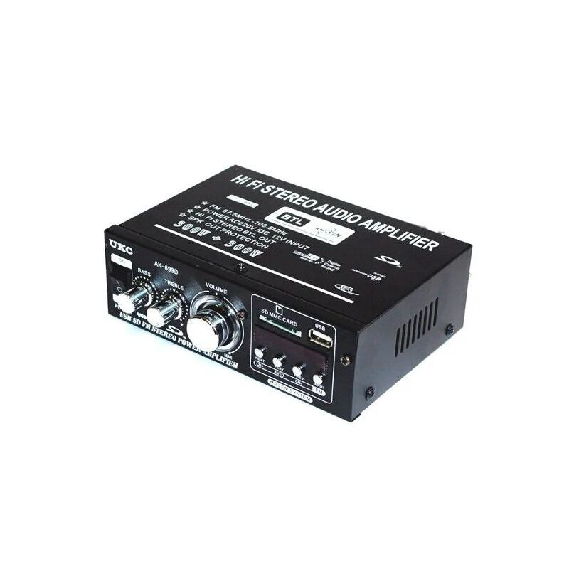 Підсилювач ресивер AMP + BT c USB, SD