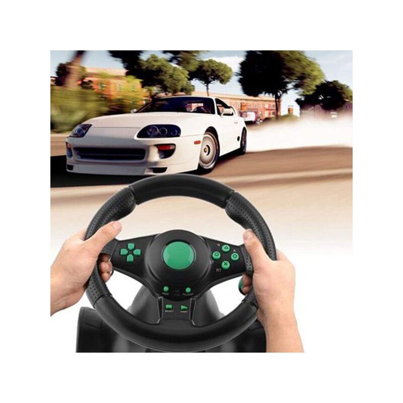 Ігрове кермо Super Vibration Steering Wheel USB/PC