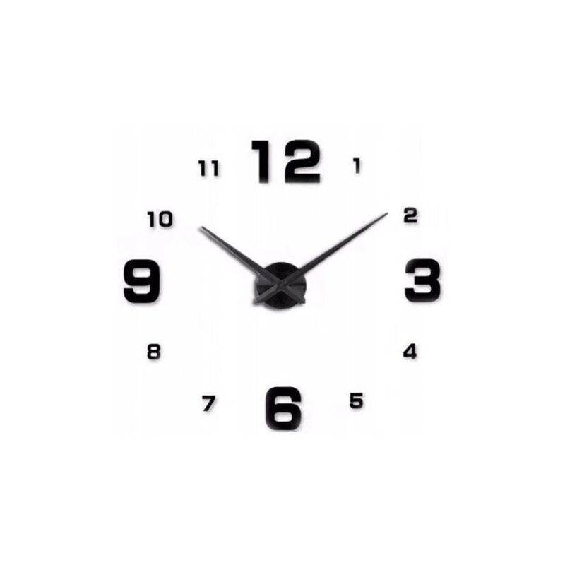Настінний годинник 3D DIY CLOCK з цифрами
