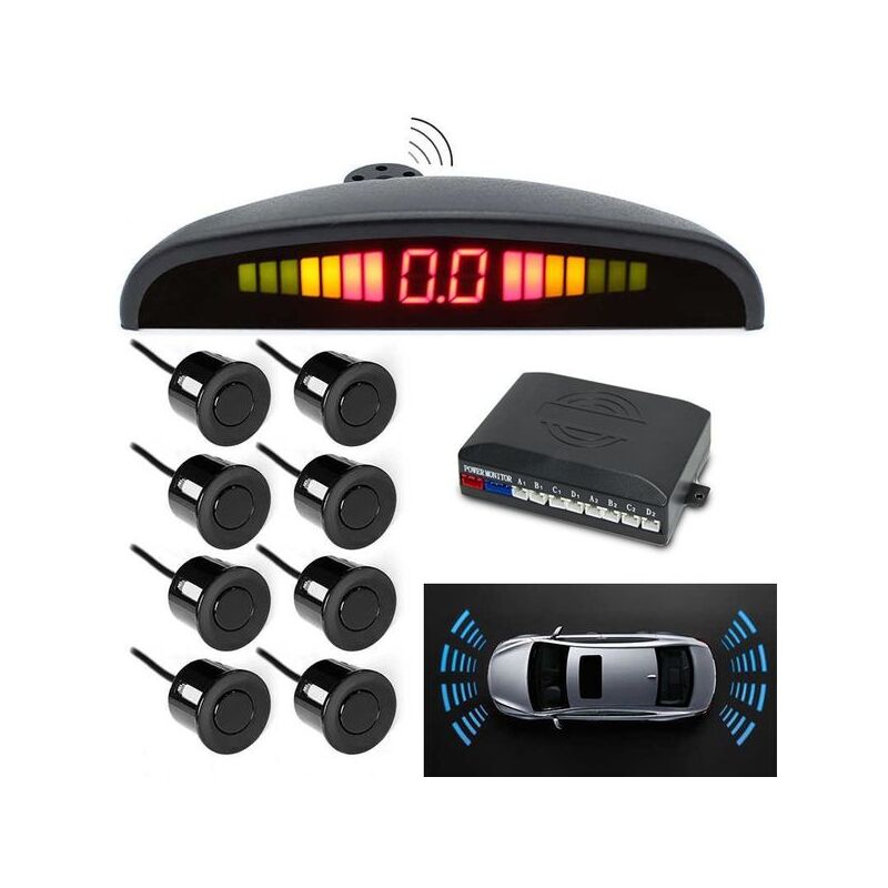 Паркувальна система на 8 датчиків Assistant Parking Sensor