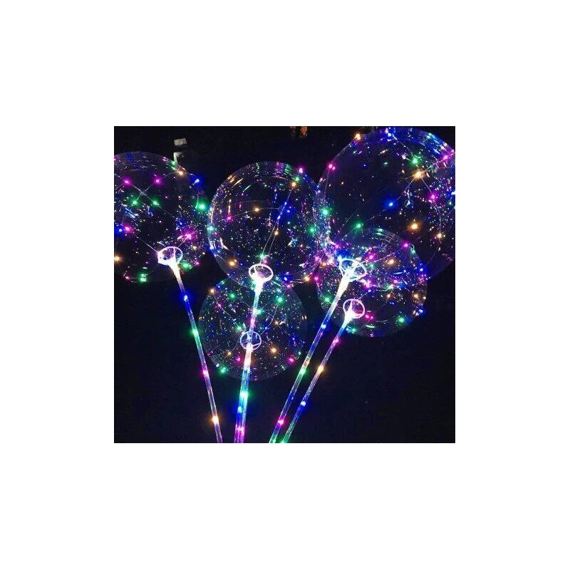 Повітряні кулі, що світяться з led підсвічуванням BoBo Balloon 10 шт.