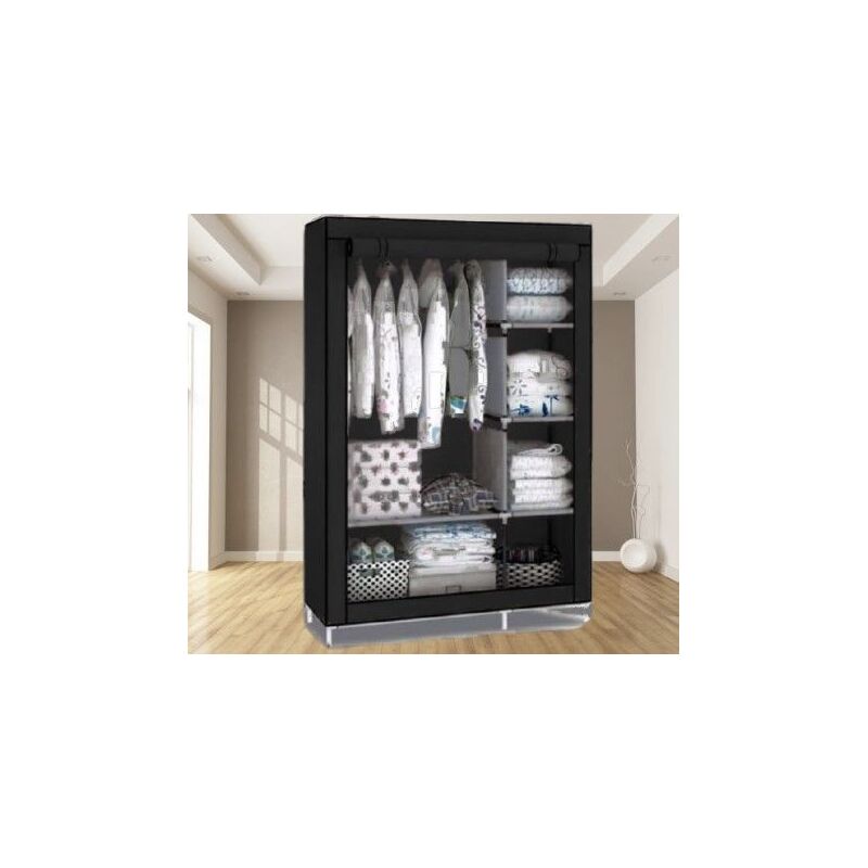 Складна тканинна шафа HCX Storage Wardrobe 88105 Black