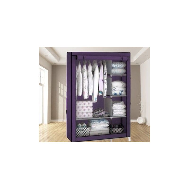 Складна тканинна шафа HCX Storage Wardrobe 88105 Purple