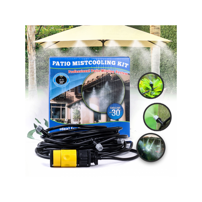 Душ-зрошувач для тераси та саду Patio Mist Cooling kit