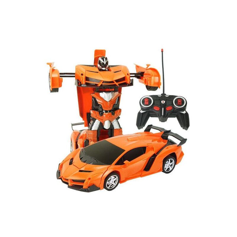 Машинка Трансформер Lamborghini Robot Size 1:18 Помаранчева