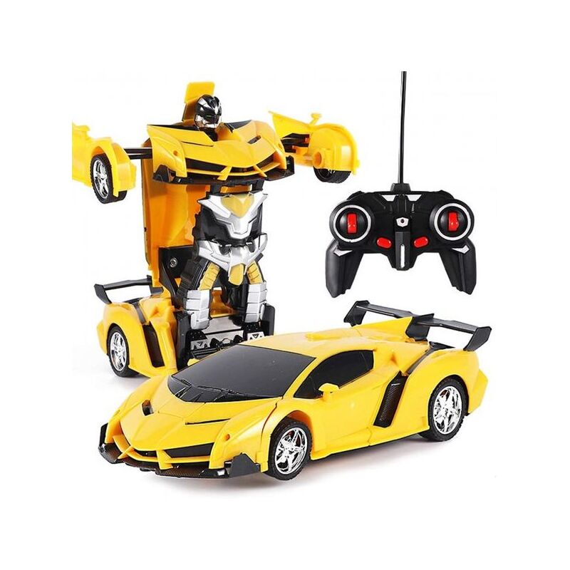 Машинка Трансформер Lamborghini Robot Size 1:18 Жовта