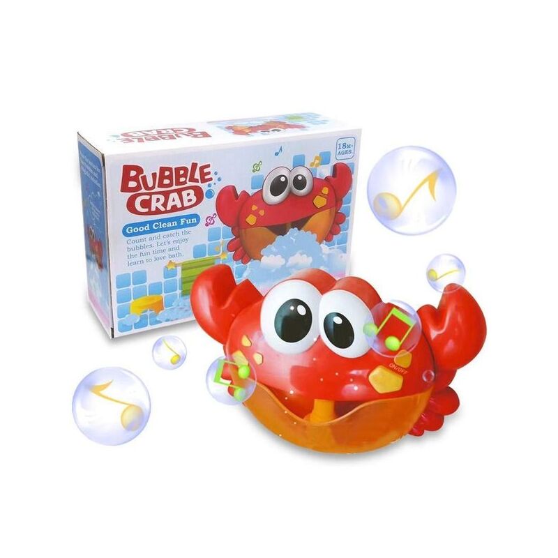 Музичний Bubble Crab іграшка для ванни піноутворювач