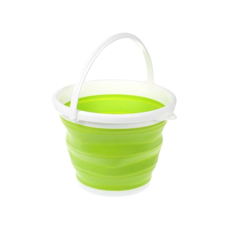 Складне відро Silicon Bucket 5л Зелене