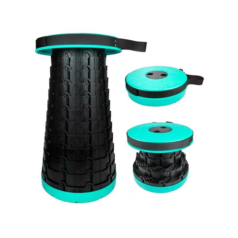 Складаний стілець Telescopic stool Бірюзовий