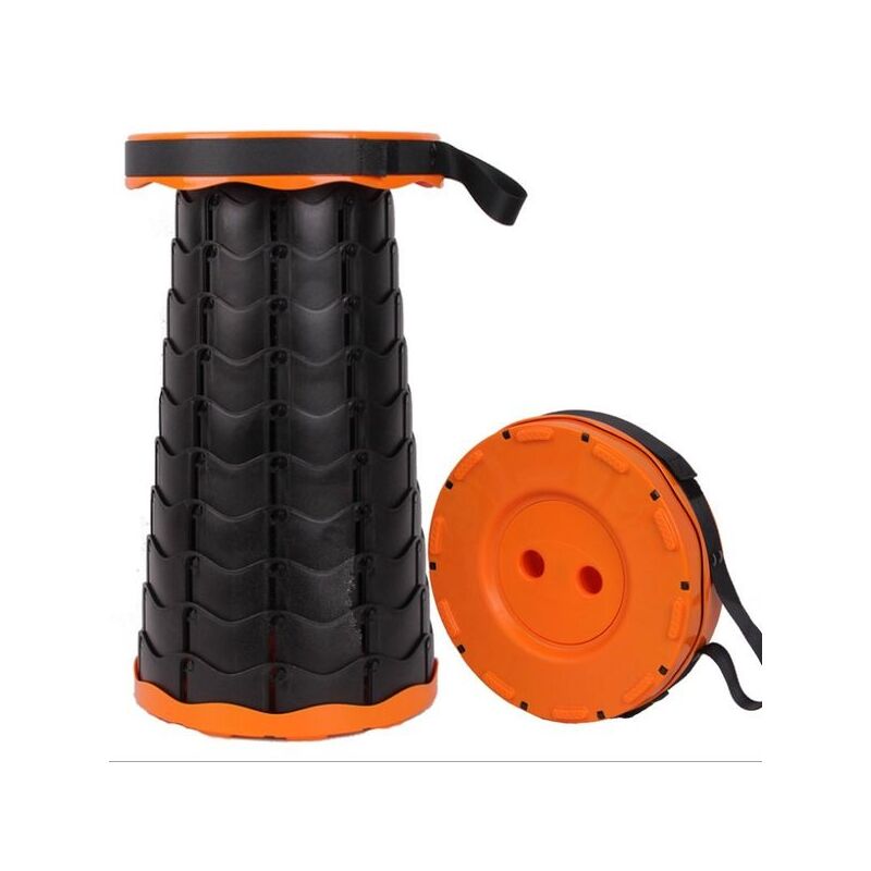 Складаний стілець Telescopic stool Помаранчевий