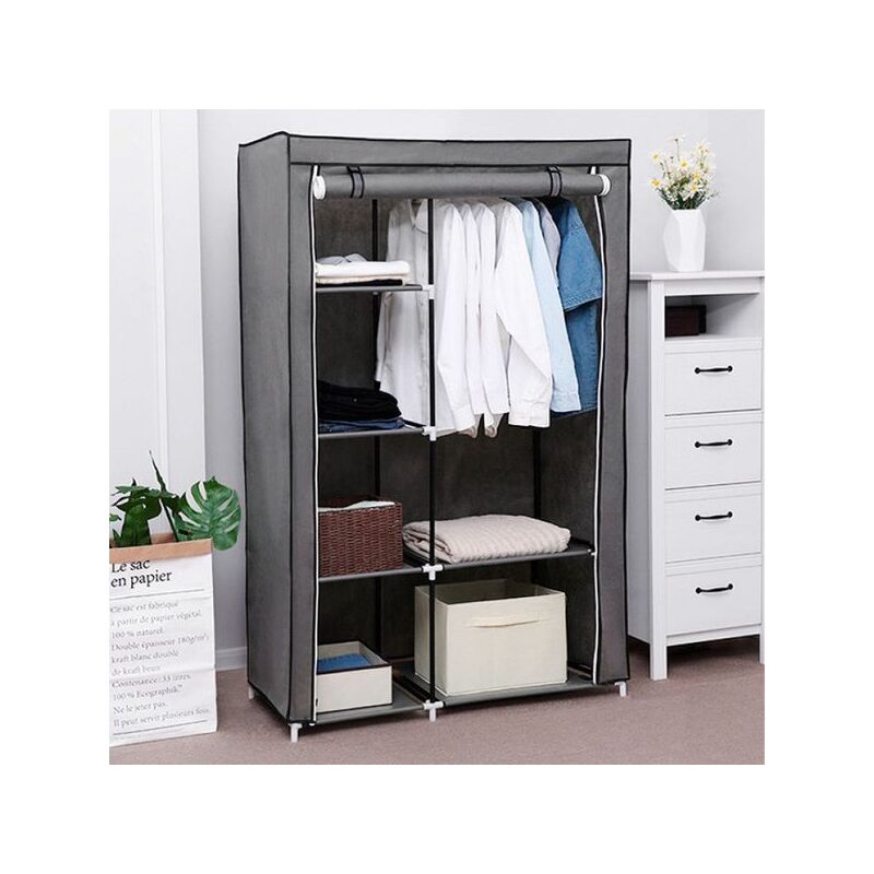 Складна тканинна шафа HCX Storage Wardrobe 88105 Silver