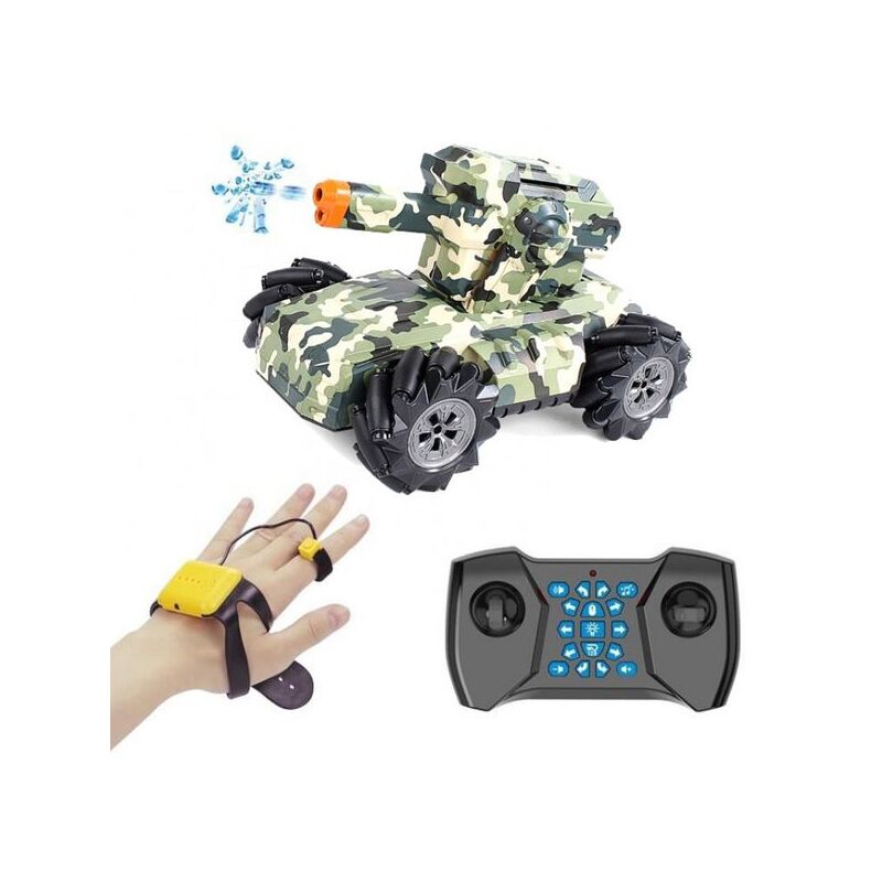 Стріляючий камуфляжний танк Mech Chariot з керуванням жестами