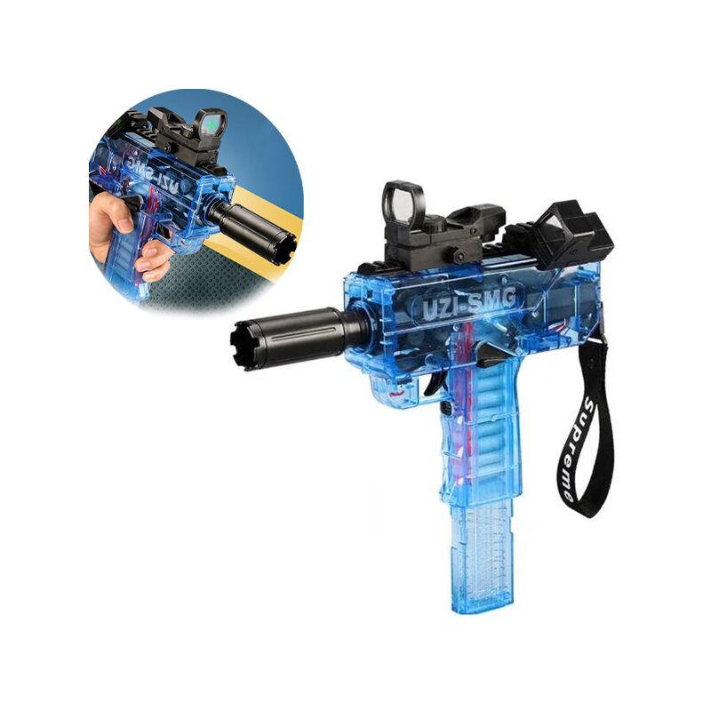 Електричний іграшковий пістолет UZI SMG з м'якою кулею