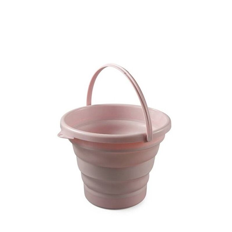 Складне відро Silicon Bucket 5л Лавандове