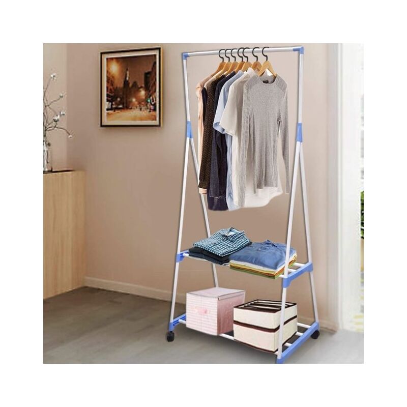 Пересувна вішалка для підлоги Clothes Rack