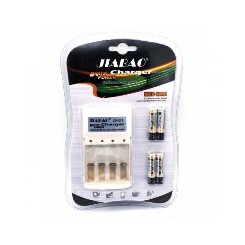 Зарядний пристрій з AAA 1.2V акумуляторами Jiabao Digital Charger
