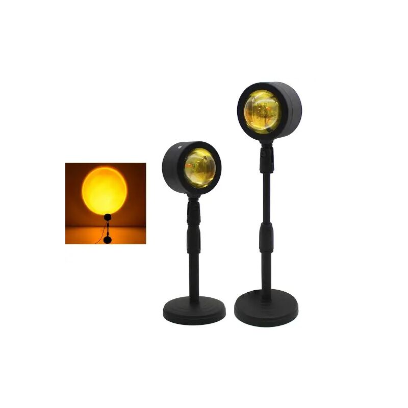 Проекційний світильник заходу сонця Sunset Lamp 8Q атмосферна лампа-нічник