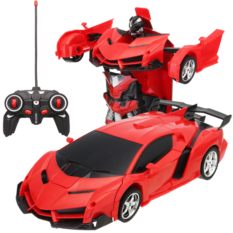 Машинка Трансформер Lamborghini Robot Size 1:18 Червона