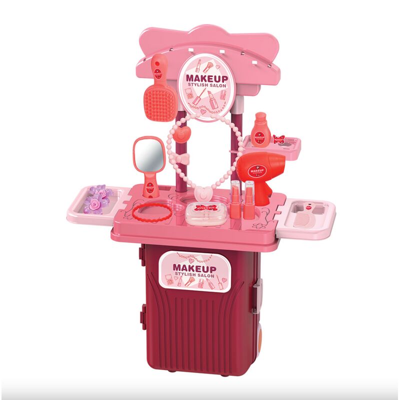 Ігровий набір валіза SUITCASE Transformable MAKEUP Червоний