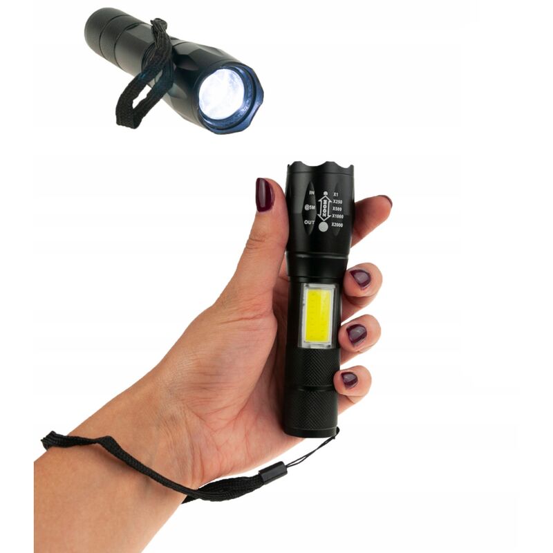 Ліхтарик ручний Bailong USB Micro charge