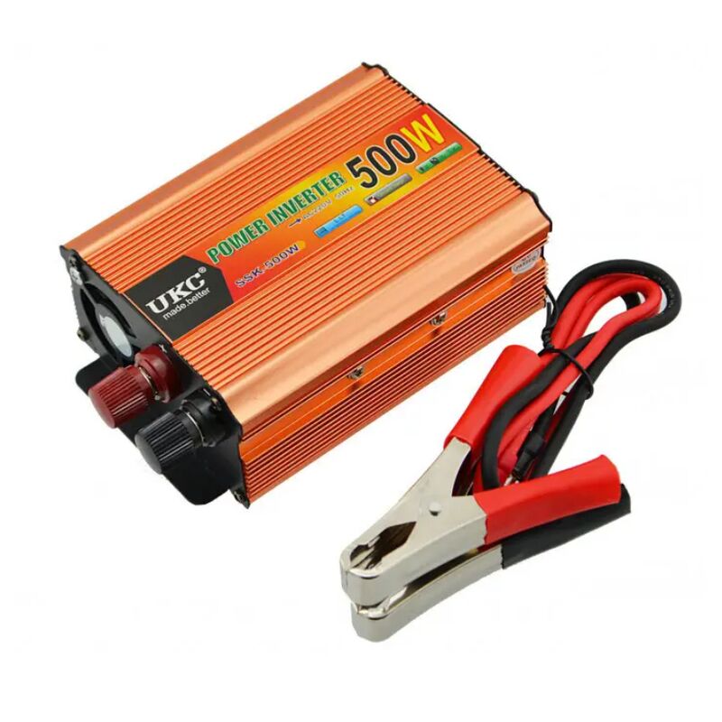 Перетворювач напруги (інвертор) UKC Power Invertor 12-220 V 500 W Gold