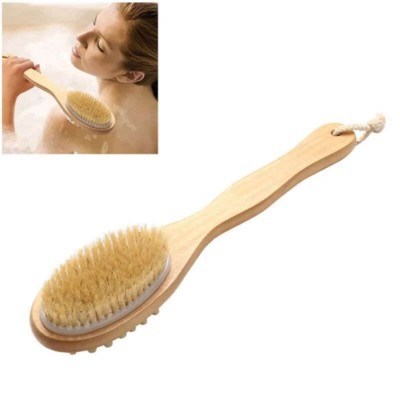 Щітка з обох боків натуральна щетина Дерев'яна brush wood both side
