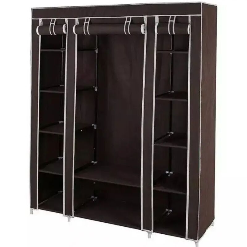 Тканинна шафа HCX Storage Wardrobe Brown, 150*45*175 см