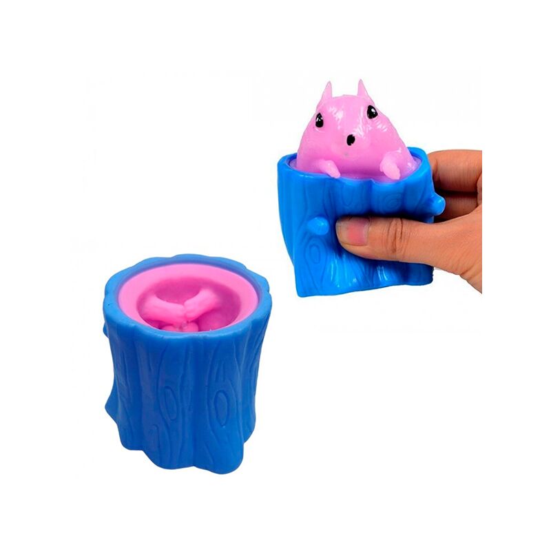 Іграшка-антистрес Pop It Фуфлік - білка Ultra-Soft Pillow Синій