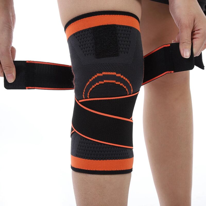 Бандаж колінного суглоба KNEE SUPPORT Помаранчевий