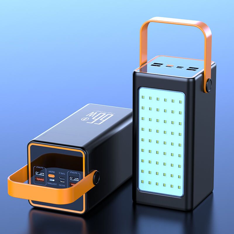 Швидка ЗАРЯДКА POWER BANK SOLAR ENERGY 100000 mAh Чорний