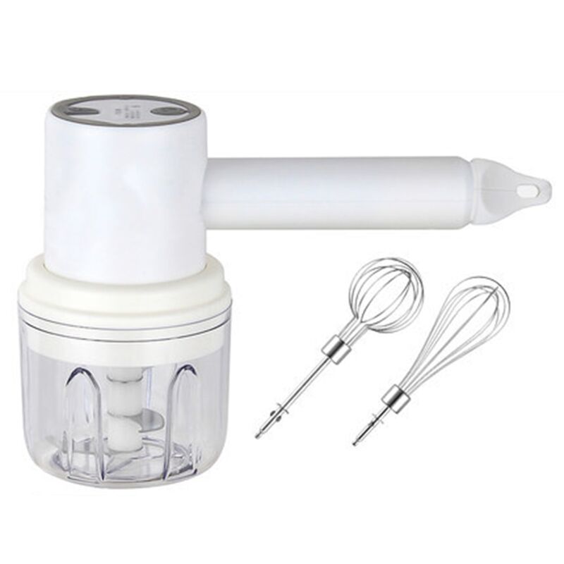 Міксер-блендер подрібнювач USB Бездротовий Whisk Milk Frother Білий