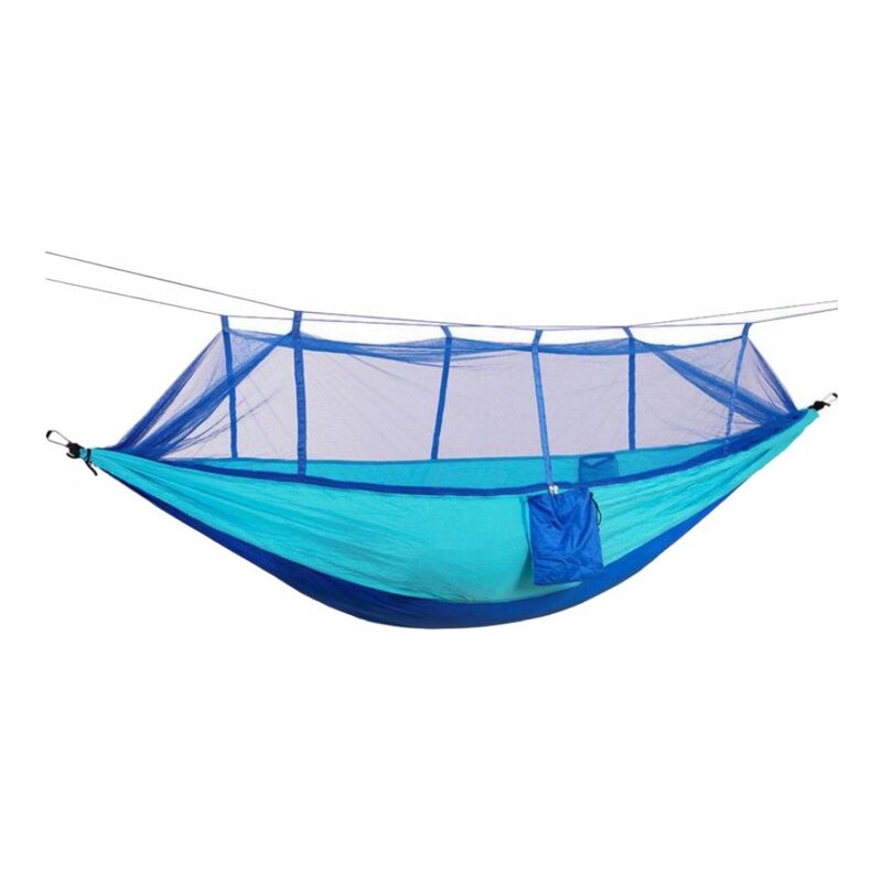 Туристичний гамак з москітною сіткою Travel hammock Синій