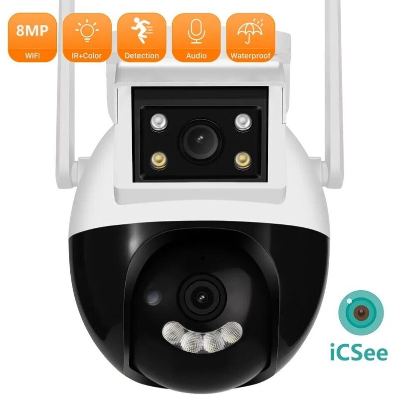 Подвійний об'єктив WiFi IP-камера Dual leans + P6