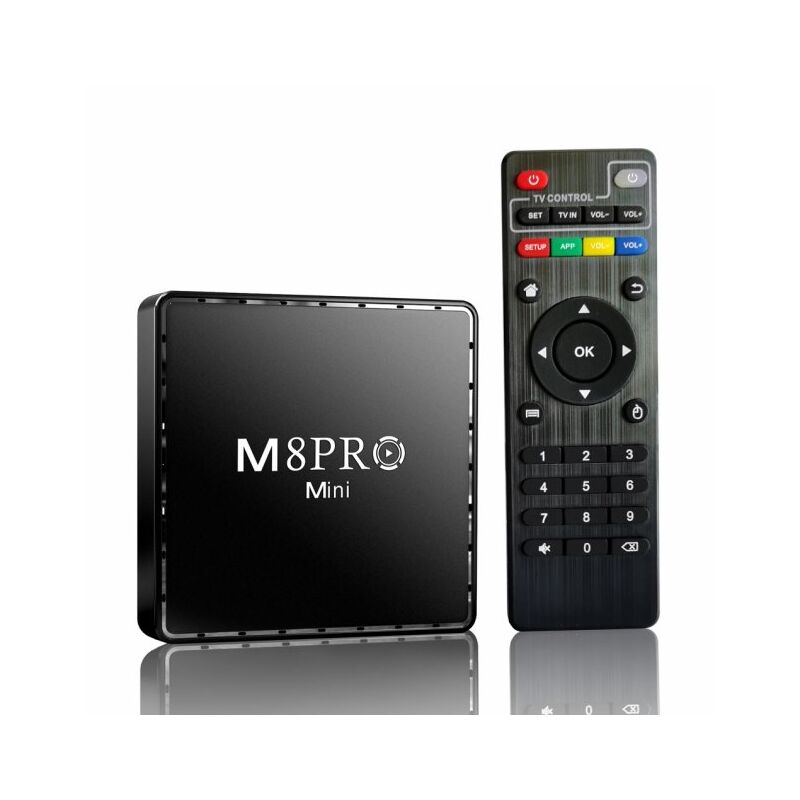 Ігрова андроїд ТВ приставка з Android TV + 2 джойстики