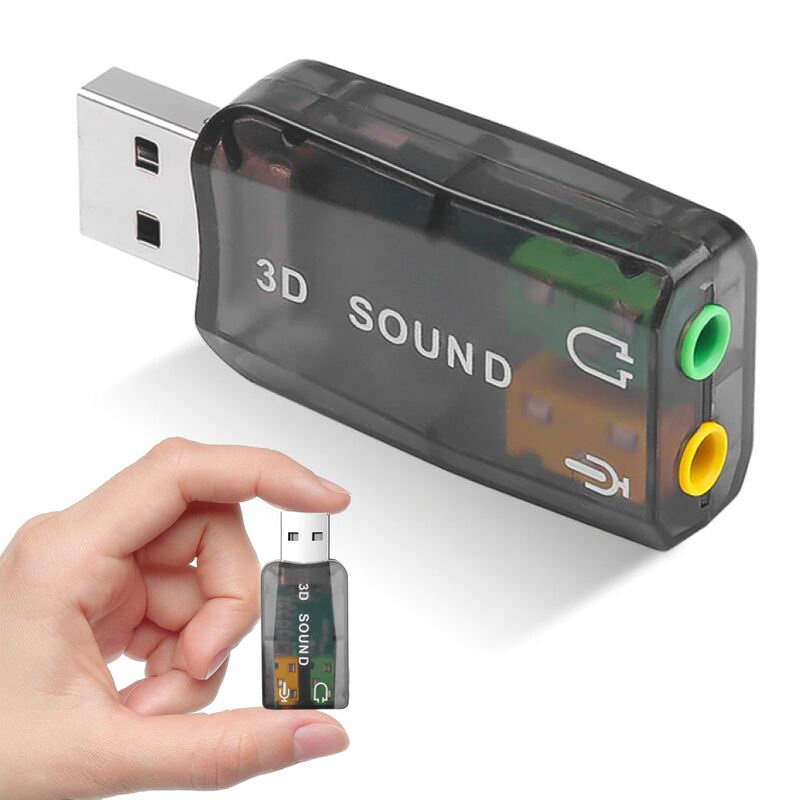 Зовнішня USB звукова карта 3D