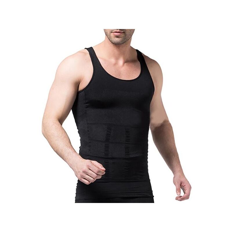 Майка чоловіча для схуднення Slim'n Lift XXL Чорний