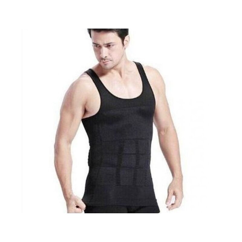 Майка чоловіча для схуднення Slim'n Lift M Чорна