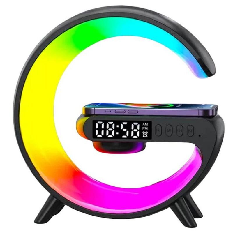 Настільна смарт лампа-нічник RGB Чорний