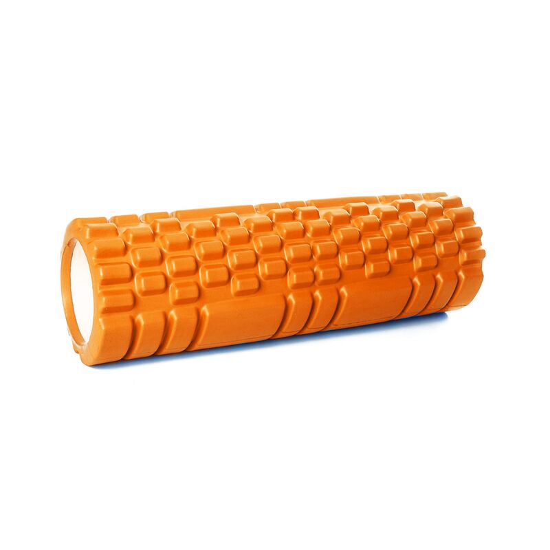 Валик для спини середньої жорсткості Yoga ball Помаранчевий