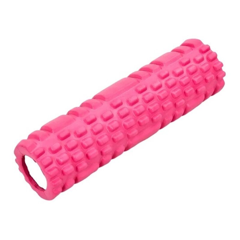 Валик для спини середньої жорсткості Yoga ball Рожевий