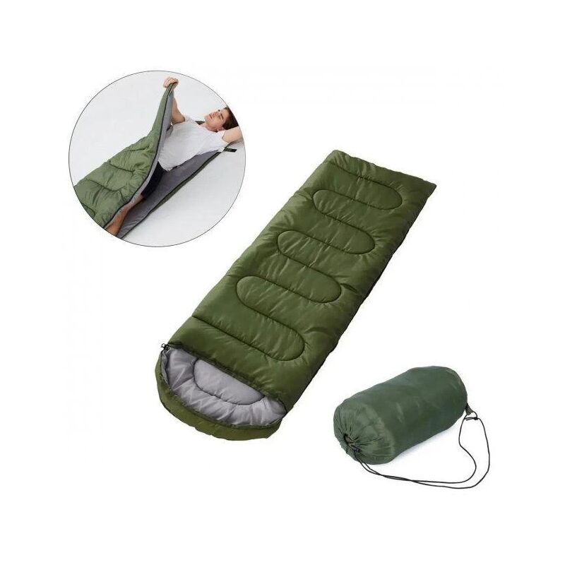 Спальний мішок туристичний Sleeping Bag Зелений