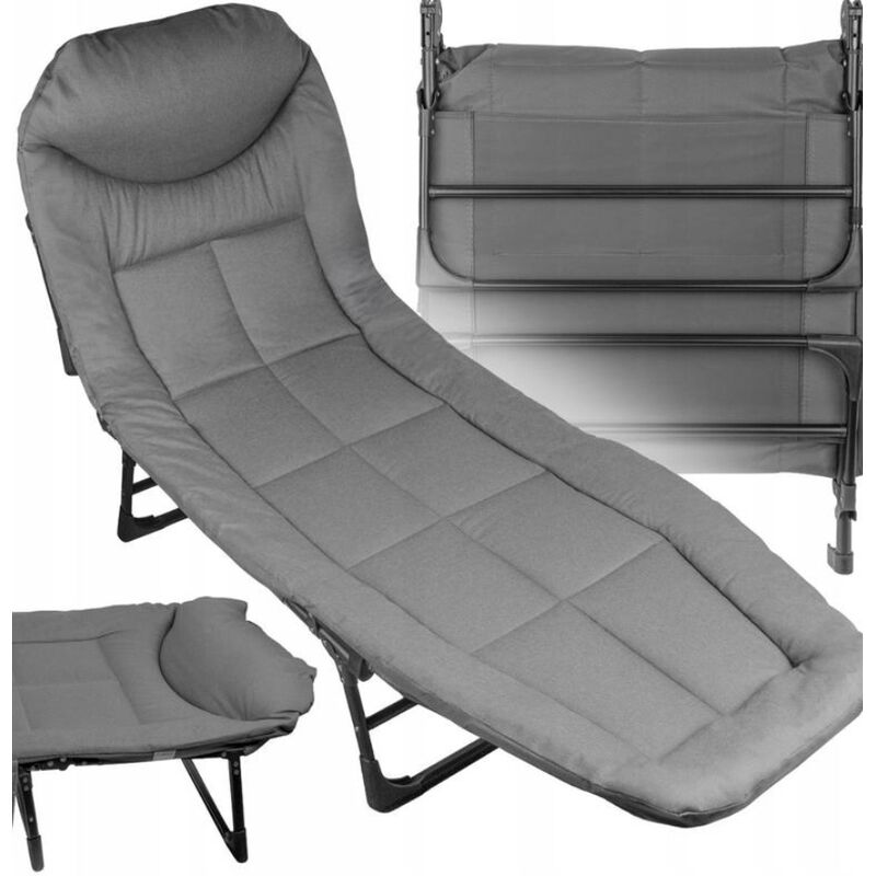 Розкладне туристичне ліжко Spare Sleeping Bed Сірий