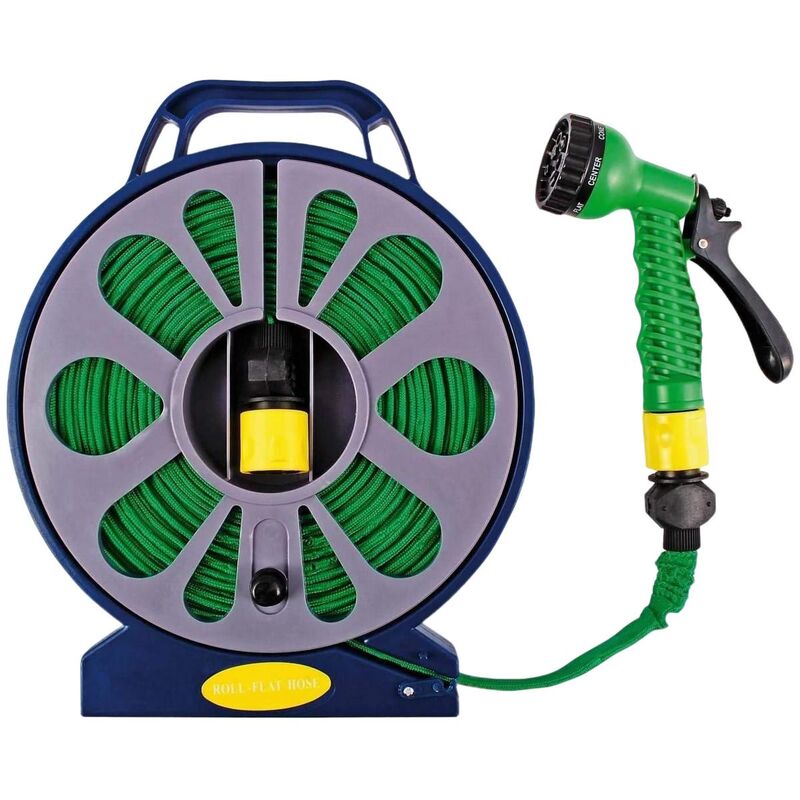 Шланг для поливу Garden Hose з котушкою та розпилювачем 15 м